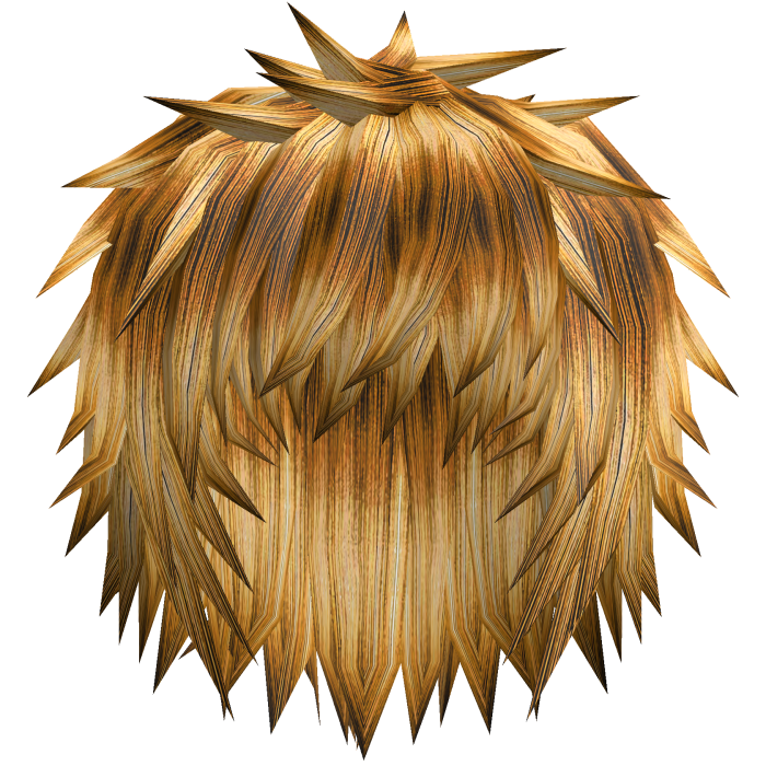 Yellow Spiky Emo Vkei Anime Boy Hair