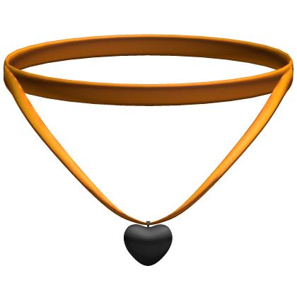 orange christmas heart pendant 3.0