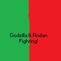 Godzilla & Rodan Fighting! Reborn.