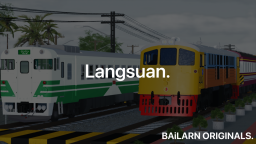 หลังสวน Droga kolejowa linii południowej • Tajlandia Langsuan Railway