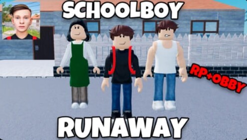 Schoolboy Runaway RP + OBBY (ОБНОВЛЕНИЕ С ТИМОХОЙ)
