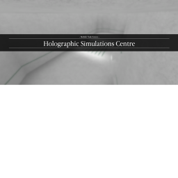 [MTF] Holographic Simulations Centre I