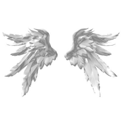 Small White Angel Wings