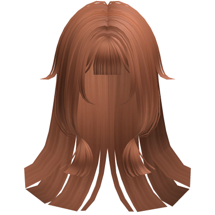 Soft Anime Straight Hime Hair (Ginger)
