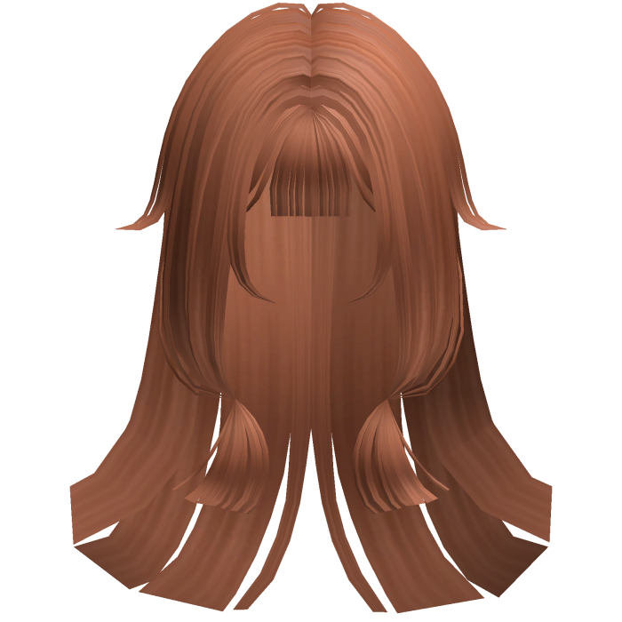 Soft Anime Straight Hime Hair (Ginger)