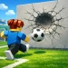 Kick wall with soccer icon