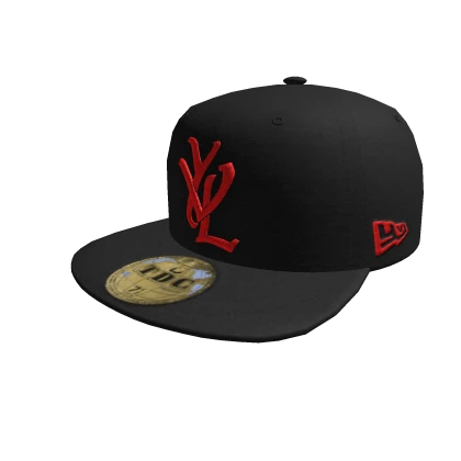 Carti YVL Fitted Hat (Red on Black) | Roblox Item - Rolimon's