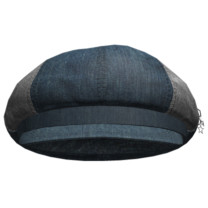 Simple Streetwear Newspaper Cap (Dark Blue)