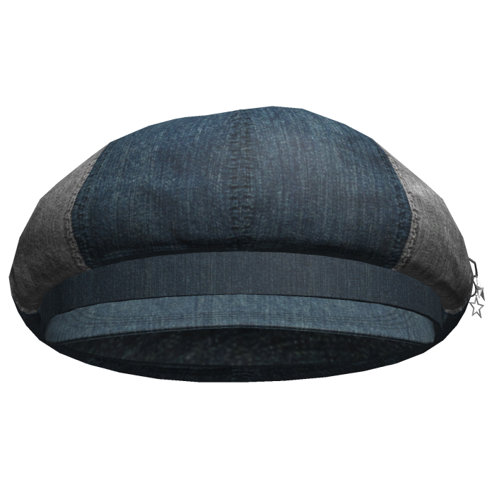 Simple Streetwear Newspaper Cap (Dark Blue)