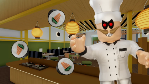 Escape the Sushi Restaurant OBBY (NEW) 🍣