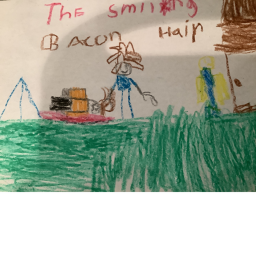 scary story the smiling bacon hair