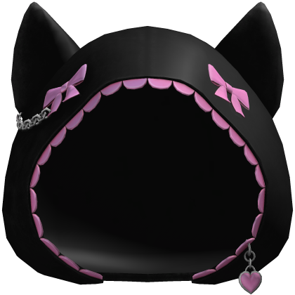 Black & Pink Cute Cat Ears Hoodie