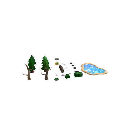Low-Poly Nature Pack - Trees, Foliage, Rocks