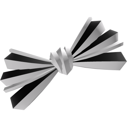 🕸️๋. ⭑ Mourning Scene Bow || White