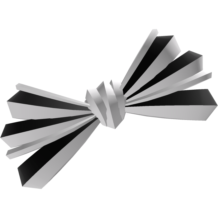 🕸️๋. ⭑ Mourning Scene Bow || White