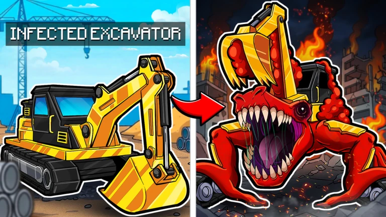 MORPH WORLD! ⚠️[INFECTED EXCAVATOR]