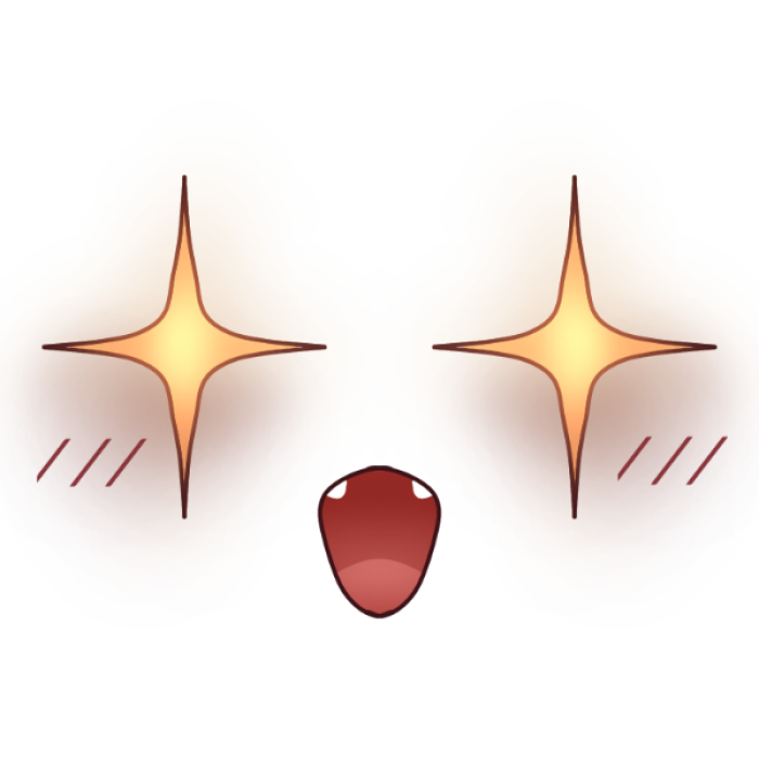 **anime wow effect | Face Roblox decal