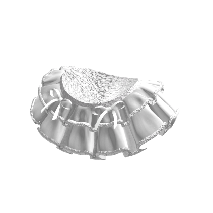 Velvet Christmas Skirt White
