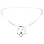 Initial Necklace A