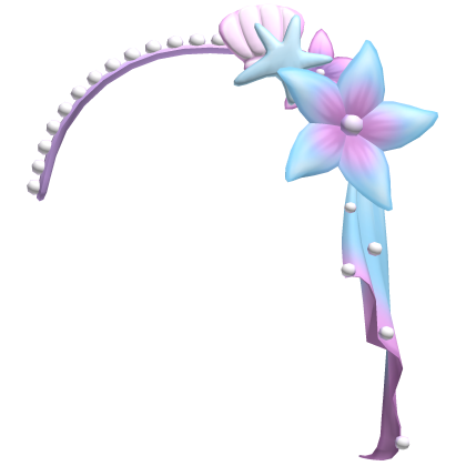 . ‿ ♡ cute purple ombre tropical headband ⊹ . ୨୧