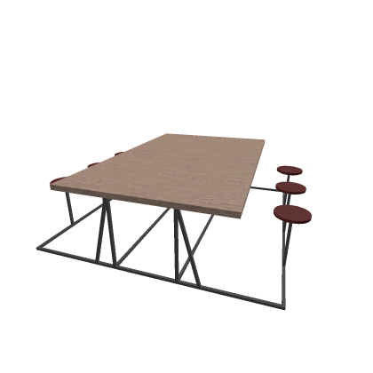 School lunch table