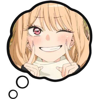 [ANIMATED] Marin Kitagawa Thinking Bubble