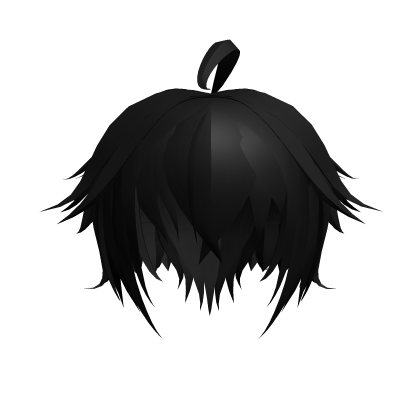 Anime Moe Tufts Black Hair Roblox item