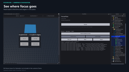FocusFlow: Gamepad UI Builder & Auditor preview 2
