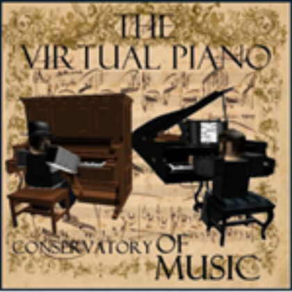The Virtual Piano Conservatory of Music Roblox decal