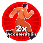 2x Acceleration