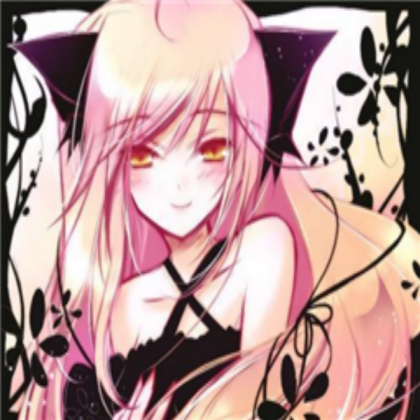anime pink kitty girl :3 Roblox decal
