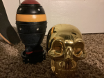 Gold skull group