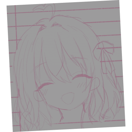 ♡ her anime sticky note