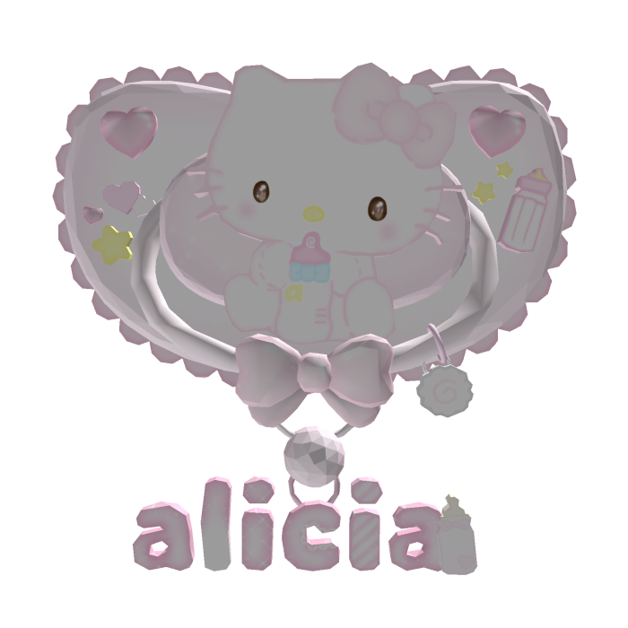 ♡ cia's hello kitty paci