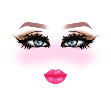 Peachy Kawaii Makeup Roblox decal