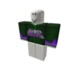 Ghost Simulator Green Hoodie Front Logo