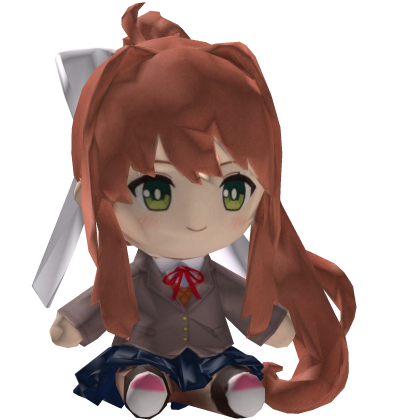 Monika Plush Shoulder (R) [DDLC] Roblox item