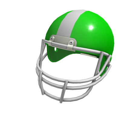Classic Green Football Helmet
