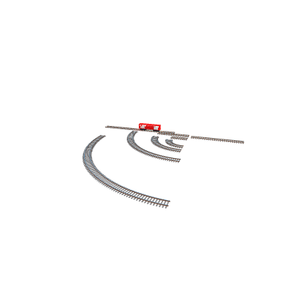 Railway with train