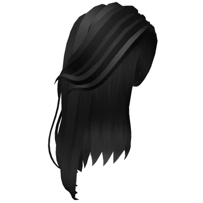 Roblox hair preview for Long black curtain bangs