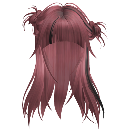 Y2k Punk Hair(Dark Pink&Black) Roblox item