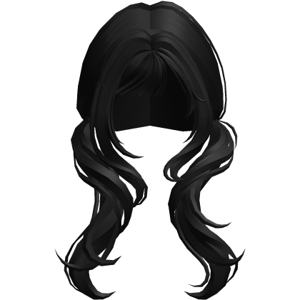 Swirly Cutie Dream Pigtails (Black)