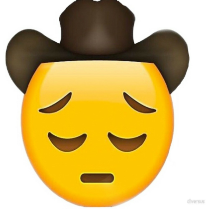 [ORIGINAL] sad cowboy emoji Roblox decal