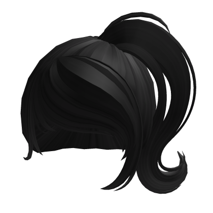 Y2K Girl Hair - Black Roblox item
