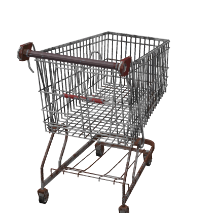 Rusted Shopping Cart Store Shop Mall Market Retail