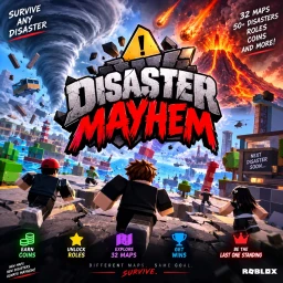 🌪️ Disaster Mayhem 🌪️ (more games!!!!!!) icon