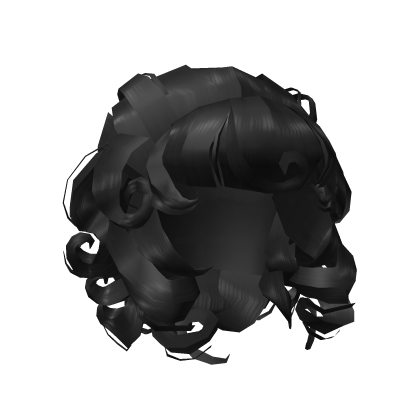 Pretty Princess Gyaru Updo in Black  Roblox item