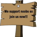We support noobs crew
