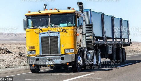 Kenworth truck driver
