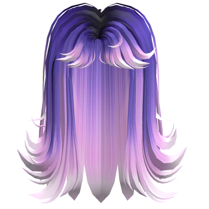 Long Galaxy Layered Girly Kpop Hair • DD10 Roblox item